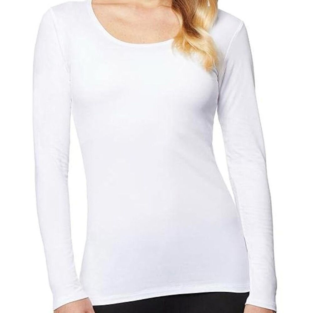 NWT 32 Degrees Heat Ultra Soft Thermal Lightweight Base Layer (White) - Large